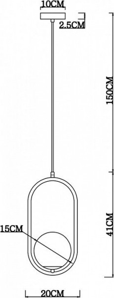 Подвесной светильник Arte Lamp Matisse A7745SP-1AB в Чайковском - chaykovskiy.mebel24.online | фото 4