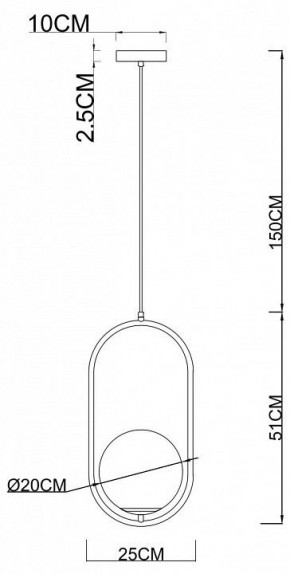 Подвесной светильник Arte Lamp Matisse A7746SP-1AB в Чайковском - chaykovskiy.mebel24.online | фото 3