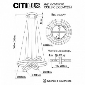 Подвесной светильник Citilux Дуэт CL719650 в Чайковском - chaykovskiy.mebel24.online | фото 9