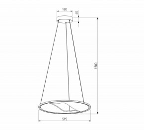 Подвесной светильник Eurosvet Occhio 40027/1 LED серый в Чайковском - chaykovskiy.mebel24.online | фото 5