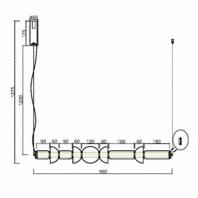 Подвесной светильник Maytoni Cosmo MOD210PL-L39BS3K в Чайковском - chaykovskiy.mebel24.online | фото 7