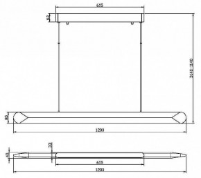 Подвесной светильник Maytoni Motion MOD276PL-L40B3K в Чайковском - chaykovskiy.mebel24.online | фото 3