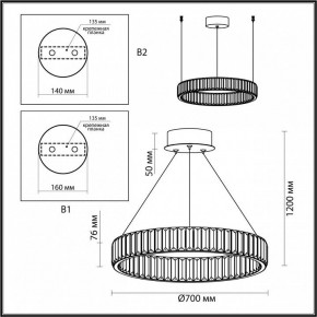 Подвесной светильник Odeon Light Vekia 4930/45L в Чайковском - chaykovskiy.mebel24.online | фото 8