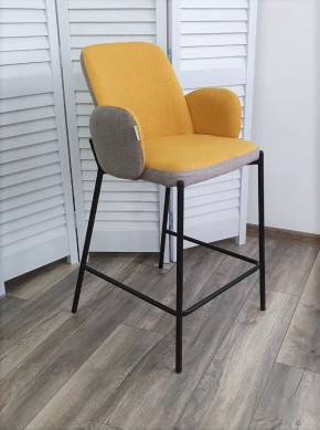 Полубарный стул NYX (H=65cm) VF106 желтый / VF120 серый М-City в Чайковском - chaykovskiy.mebel24.online | фото 2