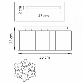 Потолочная люстра Lightstar Nubi 802073 в Чайковском - chaykovskiy.mebel24.online | фото 2