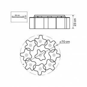 Потолочная люстра Lightstar Nubi 802090 в Чайковском - chaykovskiy.mebel24.online | фото 5