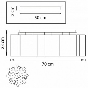 Потолочная люстра Lightstar Nubi 802097 в Чайковском - chaykovskiy.mebel24.online | фото 2