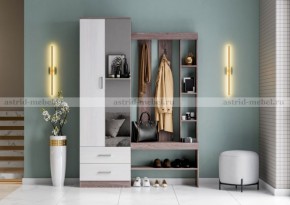 КРИТ-3 Прихожая (Анкор темный/Анкор белый) в Чайковском - chaykovskiy.mebel24.online | фото