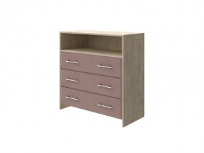 PROxSON Комод Varna (ЛДСП Бунратти+ткань Бунратти/Ultra Горячий шоколад) 90x40 в Чайковском - chaykovskiy.mebel24.online | фото