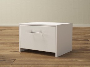 PROxSON Тумба Varna (ЛДСП Белая+экокожа Белый/Белый) 51x40 в Чайковском - chaykovskiy.mebel24.online | фото