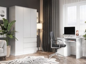 Шкаф 3-ств. с 3 ящиками "Бьянко" в Чайковском - chaykovskiy.mebel24.online | фото 4
