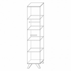 Шкаф 400 Вега Скандинавия в Чайковском - chaykovskiy.mebel24.online | фото 4