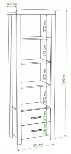 Шкаф для белья Бартоло ВТД-ГФ в Чайковском - chaykovskiy.mebel24.online | фото 2
