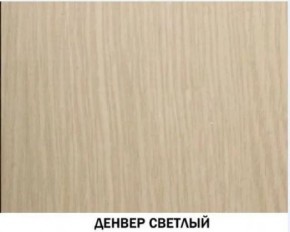Шкаф для одежды №614 "Инна" Денвер светлый (*без полок) в Чайковском - chaykovskiy.mebel24.online | фото 2
