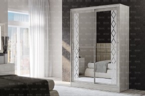 Шкаф-купе Флоренция 1,5 с 2 зеркалами в Чайковском - chaykovskiy.mebel24.online | фото 1