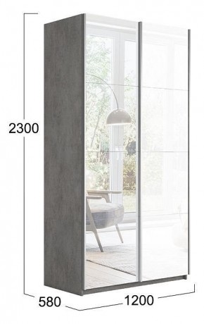 Шкаф-купе Траст СШК 2.120.60-13.15 в Чайковском - chaykovskiy.mebel24.online | фото 3