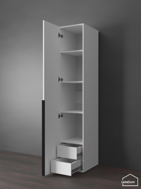 Шкаф Linnea MHR-1-3 2050х400х510 (Белый-М 11.1.2) в Чайковском - chaykovskiy.mebel24.online | фото 6