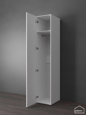Шкаф Linnea MHR-1PO 2050х400х510 (Белый-М 11.1.1) в Чайковском - chaykovskiy.mebel24.online | фото 4