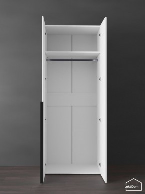 Шкаф Linnea MHR-2 2050х800х510 (Белый-М 11.1.1) в Чайковском - chaykovskiy.mebel24.online | фото 4