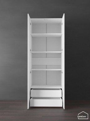 Шкаф Linnea MHR-2PO-4 2050х800х510 (Белый-М 11.1.1) в Чайковском - chaykovskiy.mebel24.online | фото 6