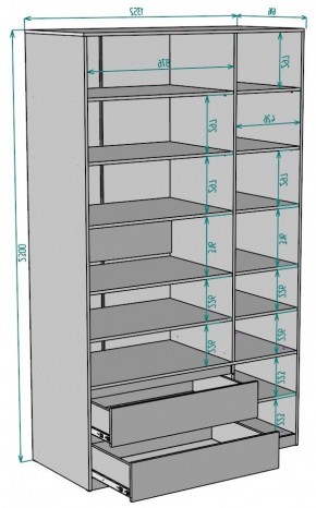 Шкаф Мальта H219 в Чайковском - chaykovskiy.mebel24.online | фото 2