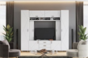 Шкаф настенный "Сандра" 1500 (Белый лофт) в Чайковском - chaykovskiy.mebel24.online | фото 2