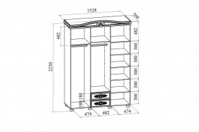 Шкаф платяной Ассоль АС-27 в Чайковском - chaykovskiy.mebel24.online | фото 6