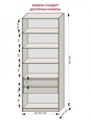 Шкаф распашной серия «ЗЕВС» (PL3/С1/PL2) в Чайковском - chaykovskiy.mebel24.online | фото 13