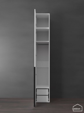 Шкаф с антресолью Linnea MHR-1A-3 2450х400х510 (Белый-М 11.1.1) в Чайковском - chaykovskiy.mebel24.online | фото 5