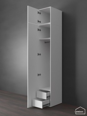 Шкаф с антресолью Linnea MHR-1POA-3 2450х400х510 (Белый-М 11.1.2) в Чайковском - chaykovskiy.mebel24.online | фото 6