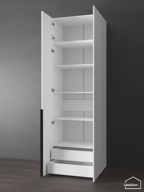 Шкаф с антресолью Linnea MHR-2A-4 2450х800х510 (Белый-М 11.1.1) в Чайковском - chaykovskiy.mebel24.online | фото 5