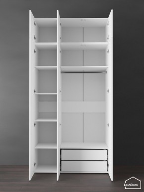 Шкаф с антресолью Linnea MHR-3POA-2 2450х1200х510 (Белый-М 11.1.1) в Чайковском - chaykovskiy.mebel24.online | фото 6