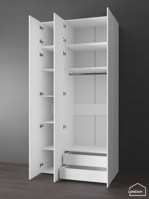 Шкаф с антресолью Linnea MHR-3POA-2 2450х1200х510 (Белый-М 11.1.2) в Чайковском - chaykovskiy.mebel24.online | фото 5