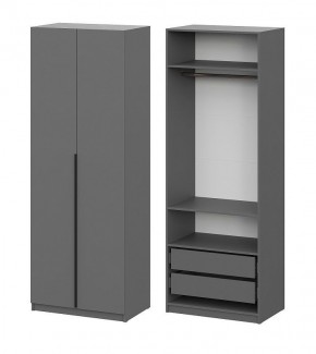 Шкаф ШК-5 + 2 полки + ящики (800) Графит в Чайковском - chaykovskiy.mebel24.online | фото 1