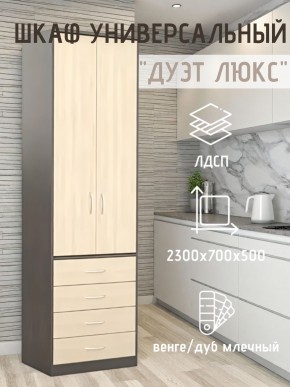 Шкаф универсальный Дуэт Люкс в Чайковском - chaykovskiy.mebel24.online | фото 3