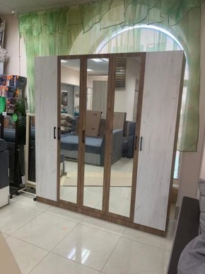 Шкаф Вегас 2000 Дуб крафт табачный/Дуб крафт белый в Чайковском - chaykovskiy.mebel24.online | фото 3