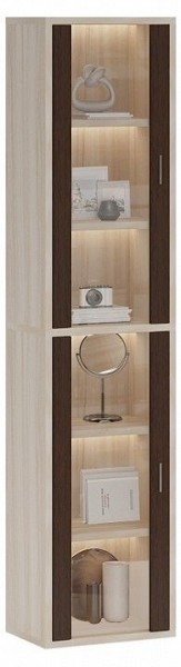 Шкаф-витрина Домино СУ(ш1в2)+2ФС в Чайковском - chaykovskiy.mebel24.online | фото 2