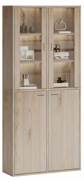 Шкаф-витрина Домино СУ(ш2в2)+2ФС+2ФГ в Чайковском - chaykovskiy.mebel24.online | фото 2