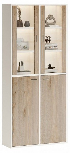 Шкаф-витрина Домино СУ(ш2в2)+2ФС+2ФГ в Чайковском - chaykovskiy.mebel24.online | фото 3