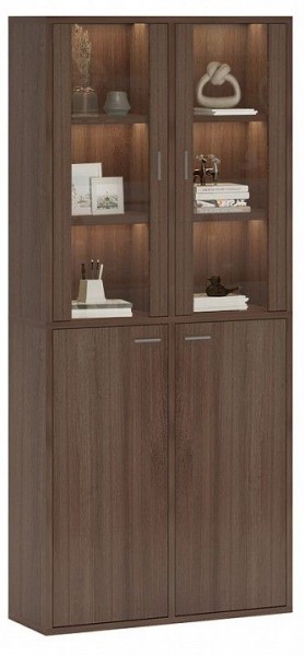 Шкаф-витрина Домино СУ(ш2в2)+2ФС+2ФГ в Чайковском - chaykovskiy.mebel24.online | фото 2