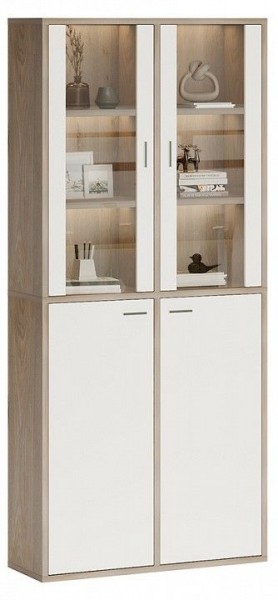 Шкаф-витрина Домино СУ(ш2в2)+2ФС+2ФГ в Чайковском - chaykovskiy.mebel24.online | фото 2