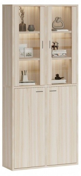Шкаф-витрина Домино СУ(ш2в2)+2ФС+2ФГ в Чайковском - chaykovskiy.mebel24.online | фото 2