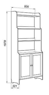 Стеллаж 20 Вествик, массив сосны, цвет белый в Чайковском - chaykovskiy.mebel24.online | фото 2