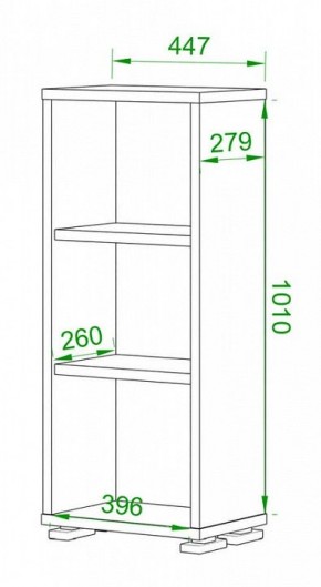 Стеллаж Домино ПУ-10-1 в Чайковском - chaykovskiy.mebel24.online | фото 2