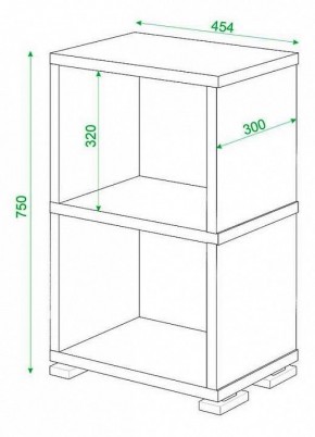 Стеллаж Домино СБ-15/2 в Чайковском - chaykovskiy.mebel24.online | фото 2