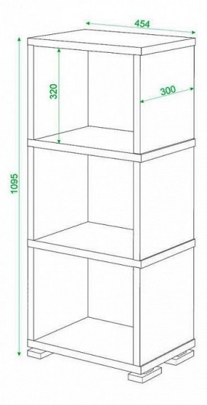 Стеллаж Домино СБ-15/3 в Чайковском - chaykovskiy.mebel24.online | фото 2
