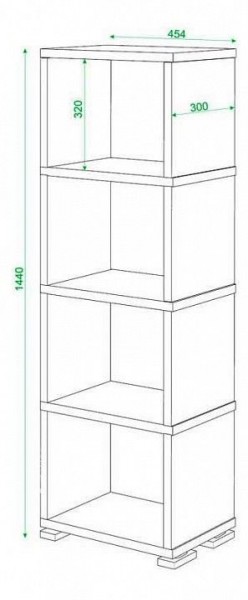 Стеллаж Домино СБ-15/4 в Чайковском - chaykovskiy.mebel24.online | фото 3