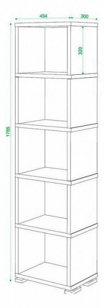 Стеллаж Домино СБ-15/5 в Чайковском - chaykovskiy.mebel24.online | фото 3