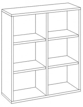 Стеллаж Домино СУ(ш2в1) в Чайковском - chaykovskiy.mebel24.online | фото 3