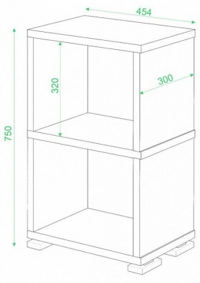 Стеллаж-колонка Домино СБ-15/2 в Чайковском - chaykovskiy.mebel24.online | фото 2